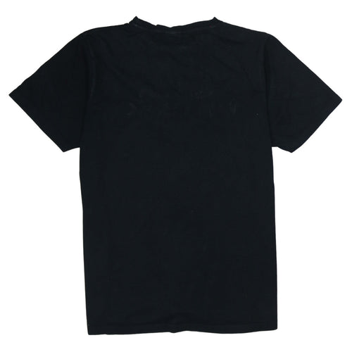Ellesse Womens Black Logo T-Shirt Size 14 Casual Short Sleeve