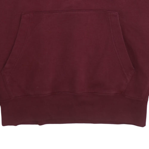 Nike Men’s Red Pullover Hoodie M Regular Fit Sportswear