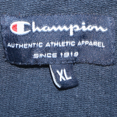 Champion Men's Blue XL Full Zip Sweatshirt Jacket