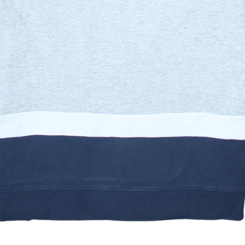 Tommy Jeans Mens Blue Colour Block Crew Neck Sweatshirt XL