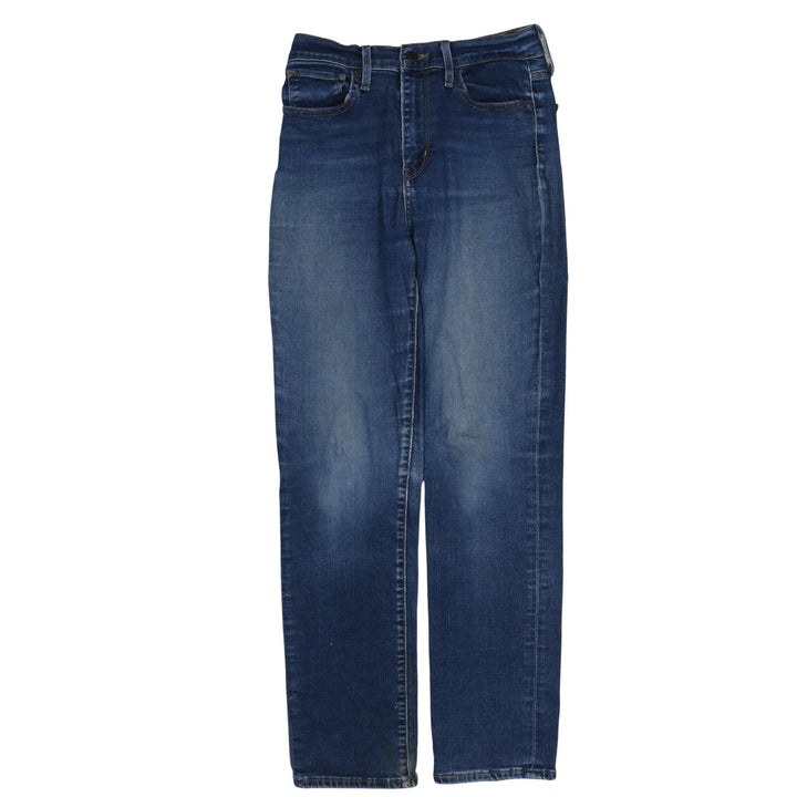 Levi's 724 High Rise Straight Blue Denim Women's Jeans Size 28