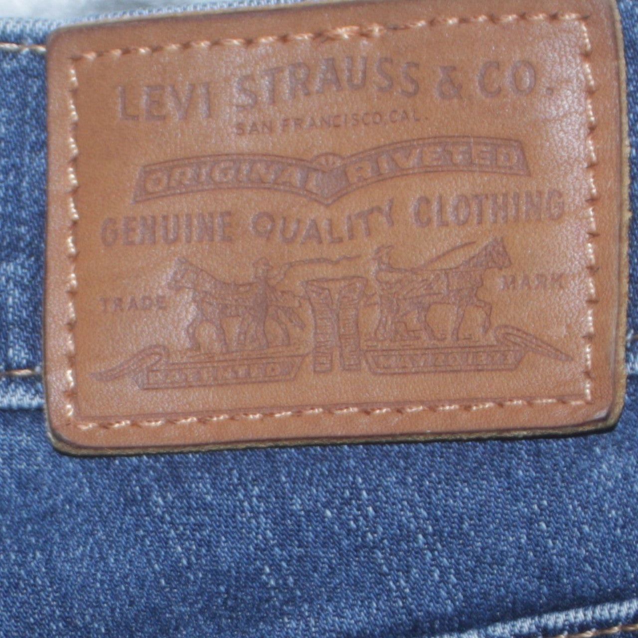Levi's 724 High Rise Straight Blue Denim Women's Jeans Size 28