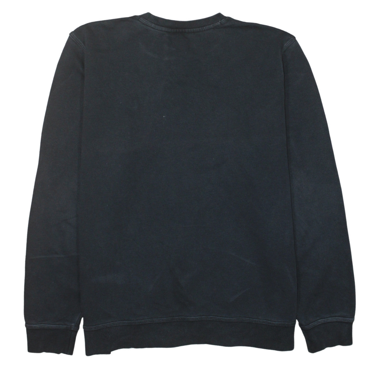 Nike Men's Black XL Pullover Crew Neck Sweatshirt Logo Cotton Blend