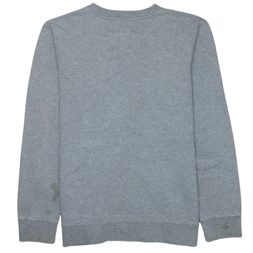 Calvin Klein Jeans Men's Grey Small Pullover Sweatshirt Logo Cotton