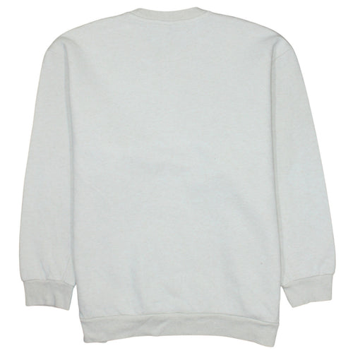 Adidas Women Beige Crew Neck Pullover Sweatshirt XS