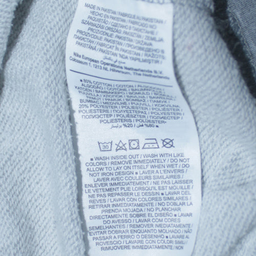 Nike Women Grey Crew Neck Pullover Sweatshirt M