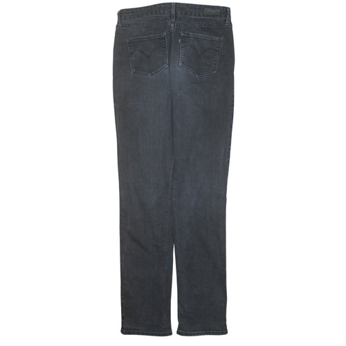 Levi’s Women’s Demi Curve Mid Rise Slim Black Jeans Size 6/28