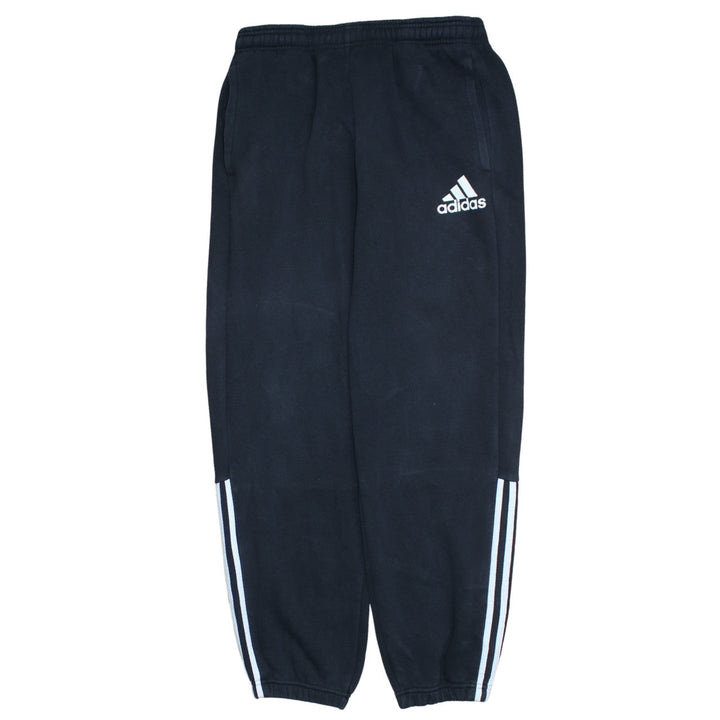 Adidas Men's Black Fleece Sweatpants L Regular Fit Casual Trousers
