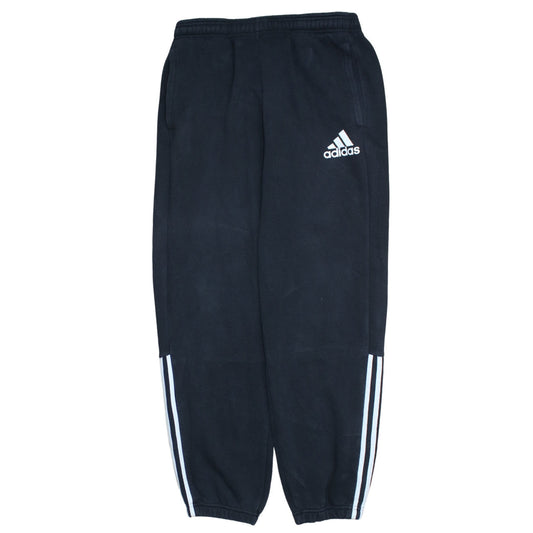Adidas Men's Black Fleece Sweatpants L Regular Fit Casual Trousers