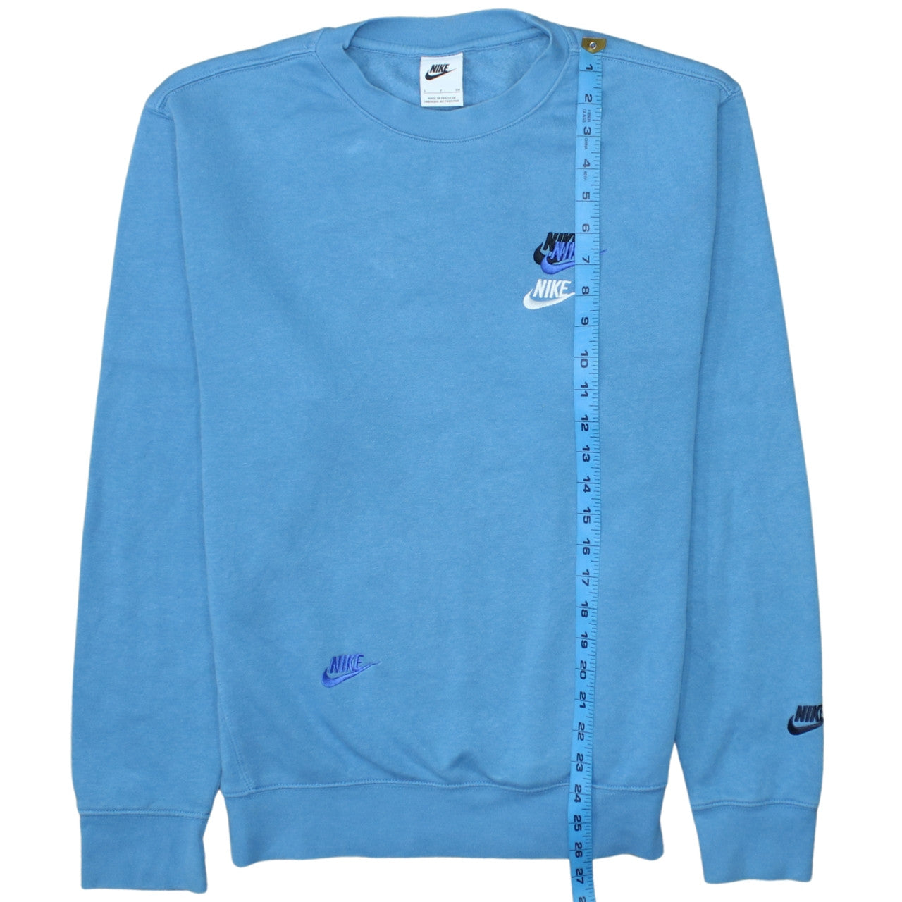 Nike Men's Blue Small Pullover Crew Neck Sweatshirt