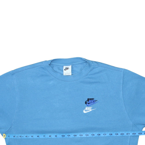 Nike Men's Blue Small Pullover Crew Neck Sweatshirt