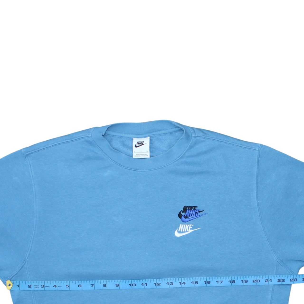 Nike Men's Blue Small Pullover Crew Neck Sweatshirt
