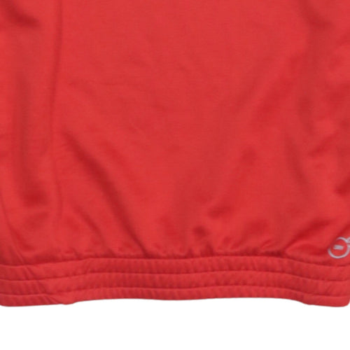 Puma Men's Red XS 1/4 Zip Logo Sweatshirt Top