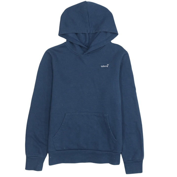 Levi's Boys Blue Pullover Hoodie Size 14 Years Regular Fit Cotton Blend