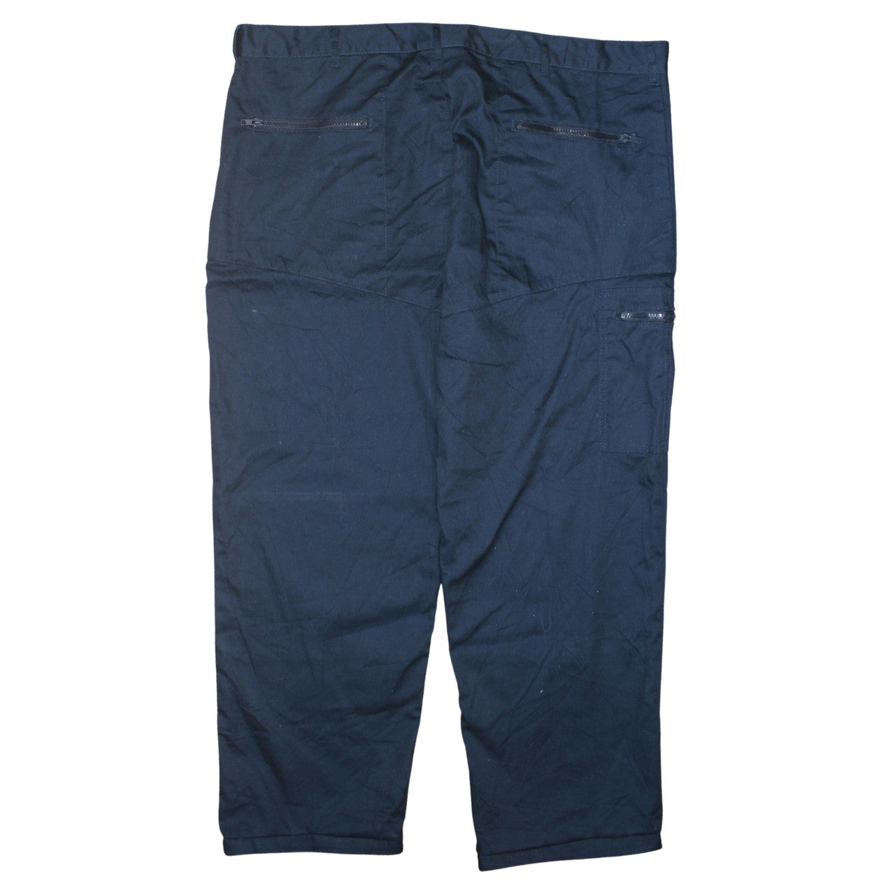Dickies Men's Blue Cargo Workwear Trousers Size 44 Regular Polyester Cotton