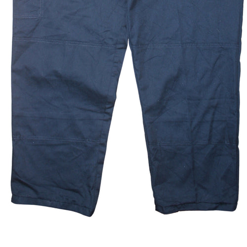 Dickies Men's Blue Cargo Workwear Trousers Size 44 Regular Polyester Cotton
