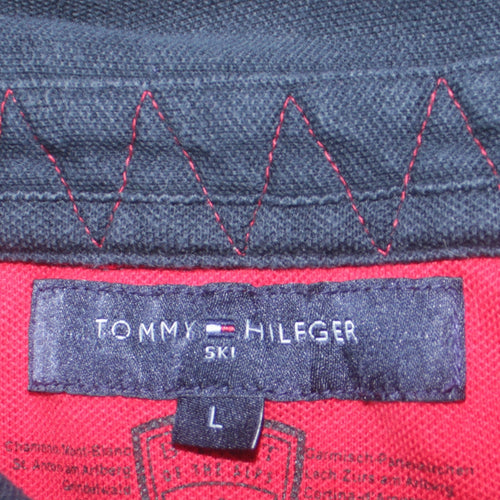 Tommy Hilfiger Men’s Blue Long Sleeve Ski Polo L