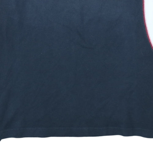 Tommy Hilfiger Men’s Blue Long Sleeve Ski Polo L