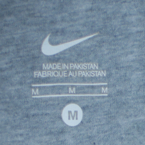 Nike Women's White Full Zip Hoodie Size M Cotton Logo Casual