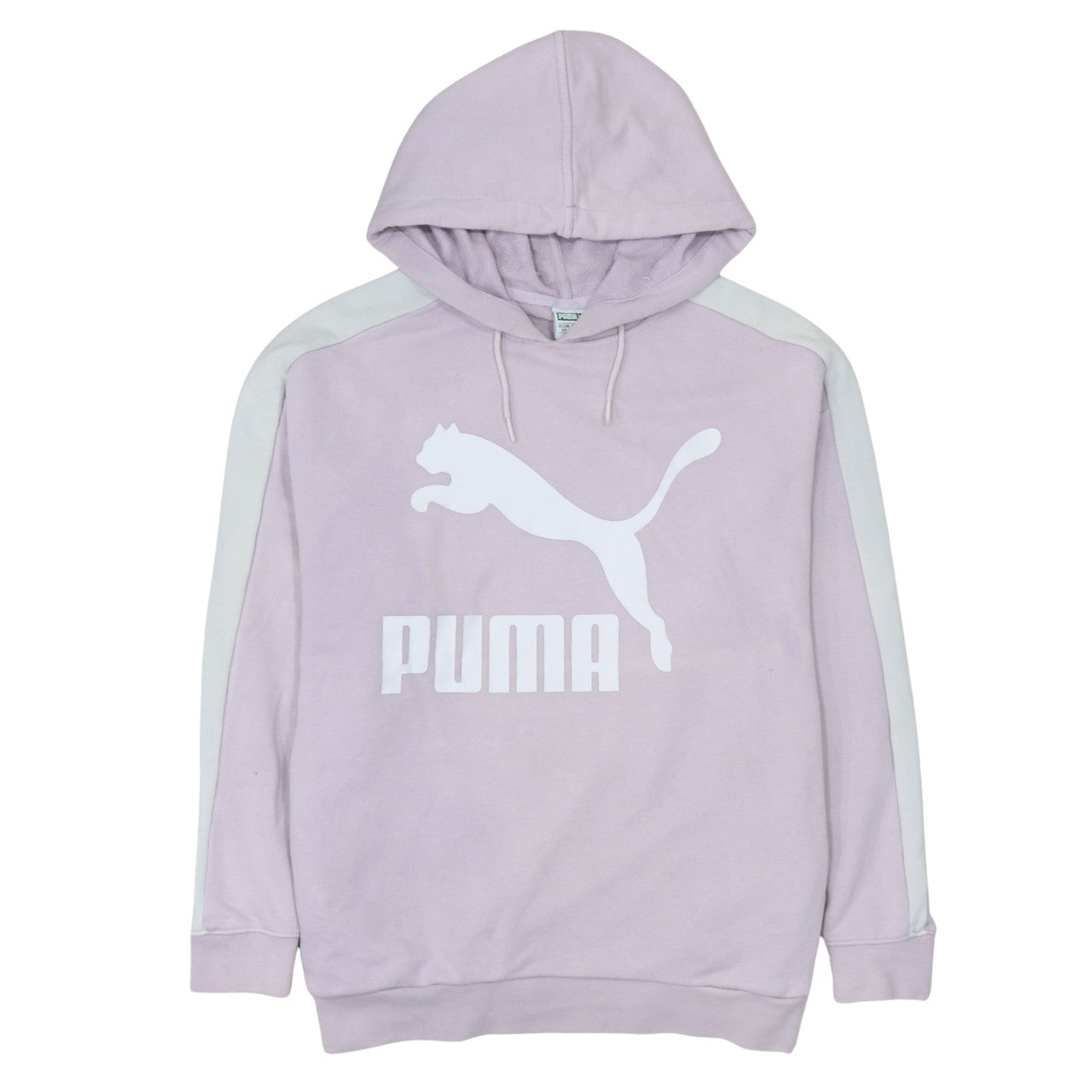 Puma Women’s Pink Hoodie Size 10 Cotton Blend Pullover
