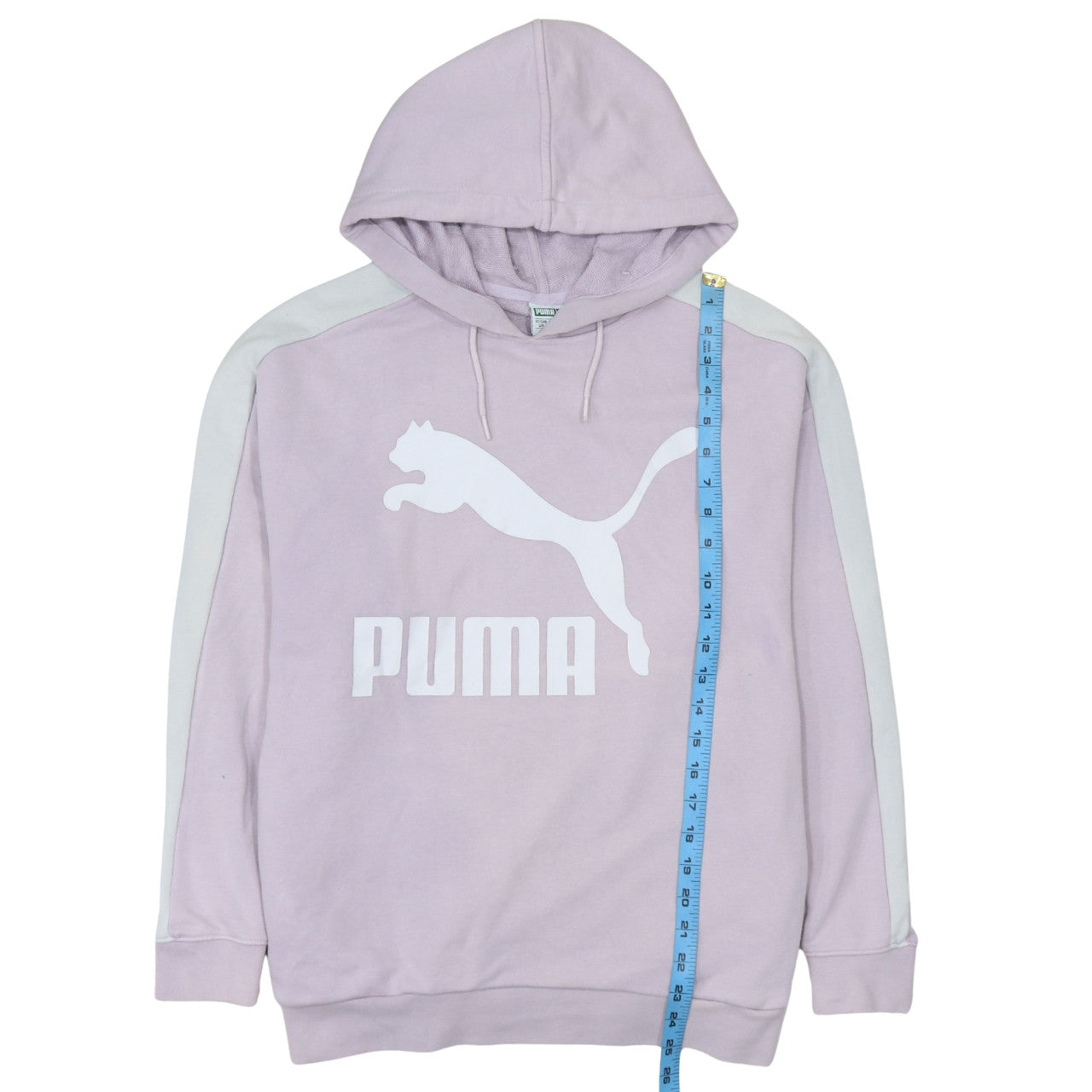 Puma Women’s Pink Hoodie Size 10 Cotton Blend Pullover
