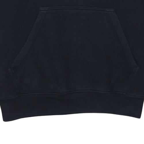 Champion Men's Black Pullover Hoodie Medium Logo Fleece Sweatshirt