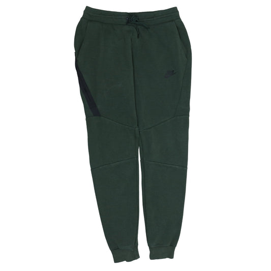Nike Men's Green Jogger Sweatpants Small Regular Tapered Fit