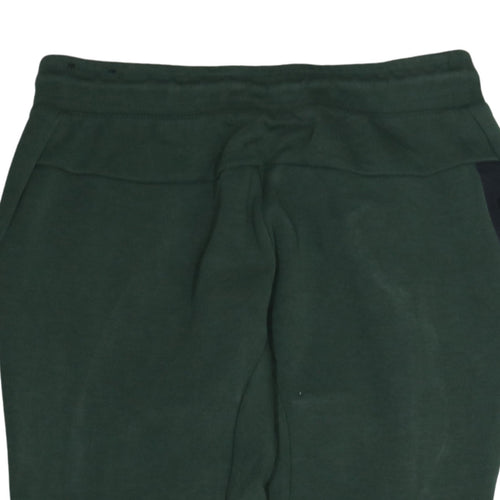 Nike Men's Green Jogger Sweatpants Small Regular Tapered Fit