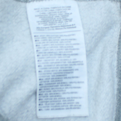 Nike Men's Grey XL Full Zip Hoodie Just Do It Logo Sportswear