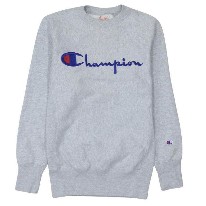 Champion Men's Grey Small Pullover Reverse Weave Sweatshirt