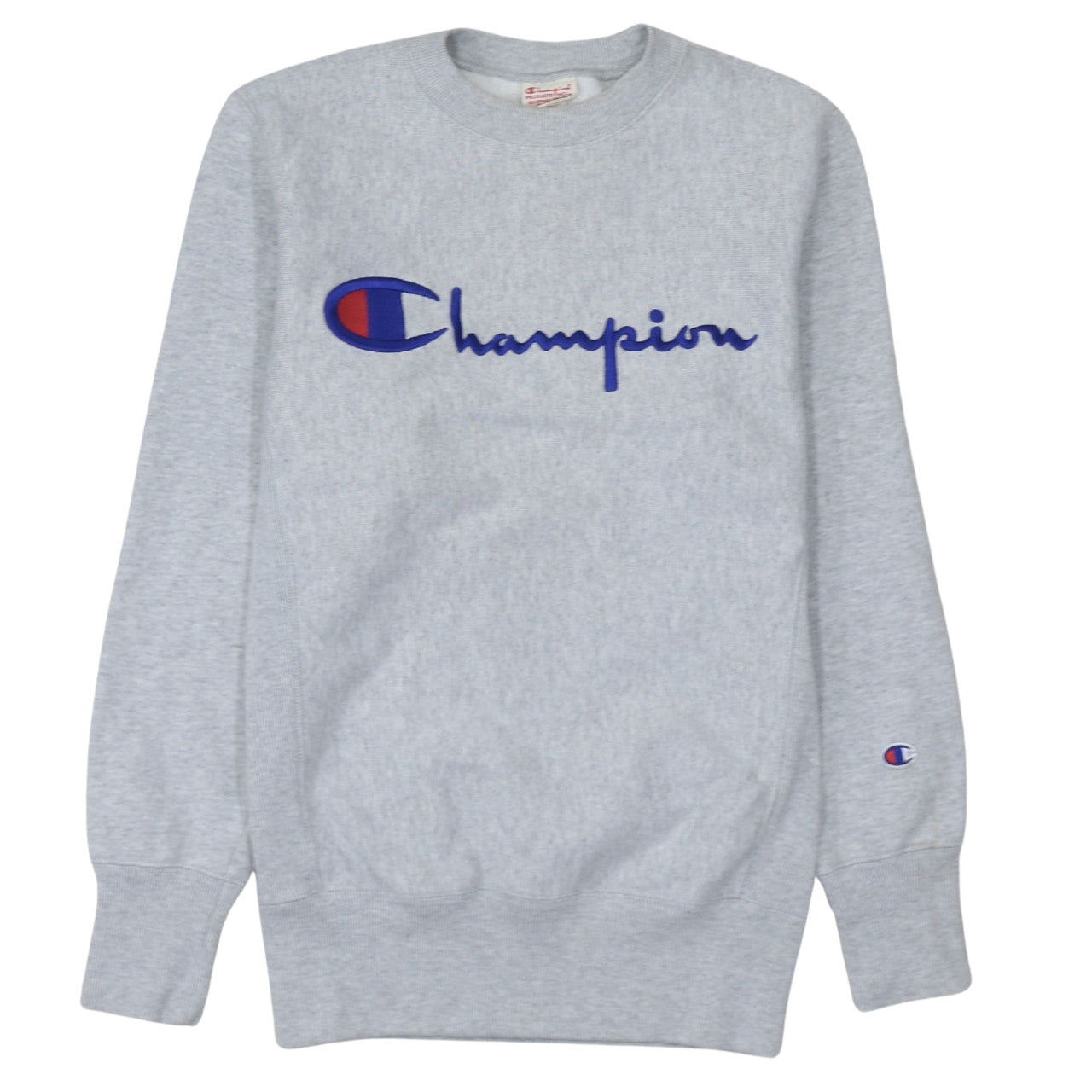 Champion Men's Grey Small Pullover Reverse Weave Sweatshirt
