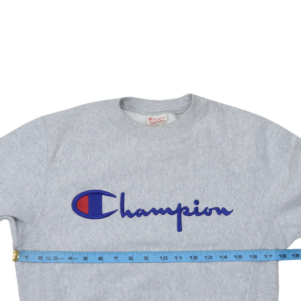 Champion Men's Grey Small Pullover Reverse Weave Sweatshirt