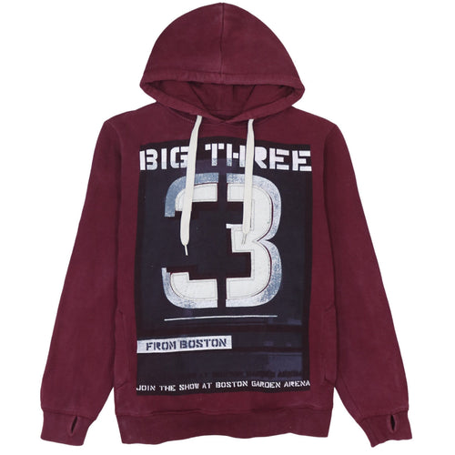 House 1989 Men's Red Pullover Hoodie L Graphic Sports Style