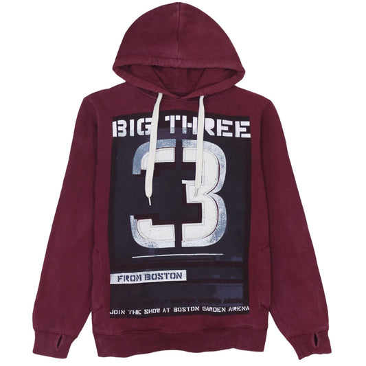 House 1989 Men's Red Pullover Hoodie L Graphic Sports Style