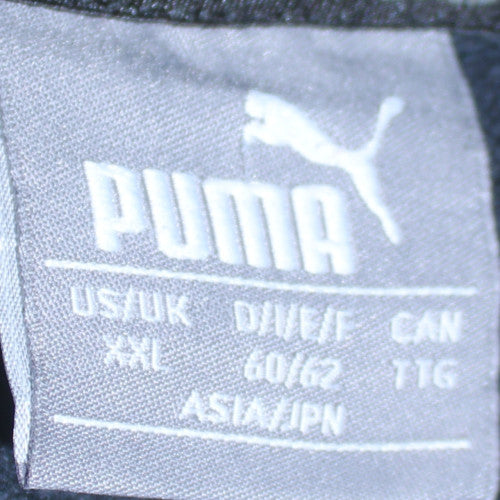 Puma Men's Black XL Pullover Hoodie with Logo Front