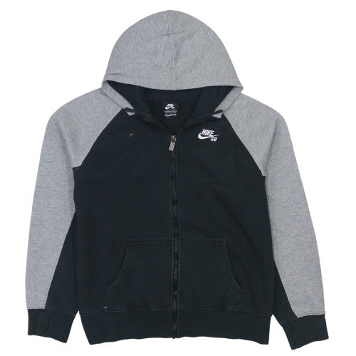 Nike SB Boys Black Grey Full Zip Hoodie XL 13-15 Years