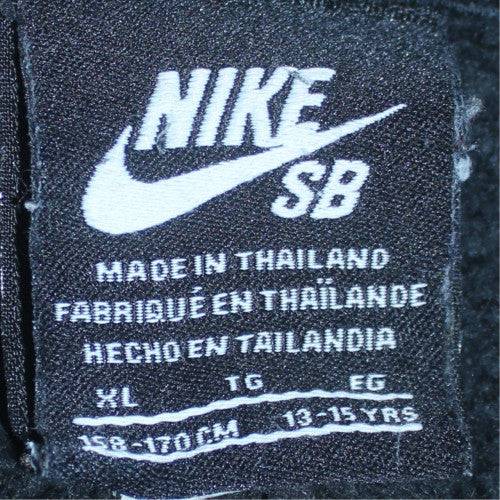 Nike SB Boys Black Grey Full Zip Hoodie XL 13-15 Years