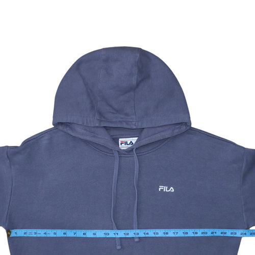 FILA Men's Blue Pullover Hoodie XL Regular Fit Fleece Sweatshirt