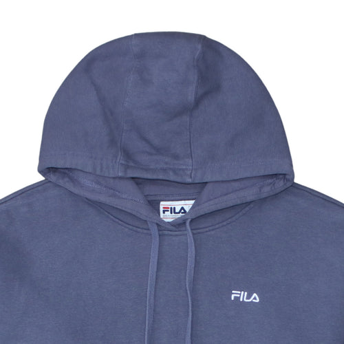 FILA Men's Blue Pullover Hoodie XL Regular Fit Fleece Sweatshirt