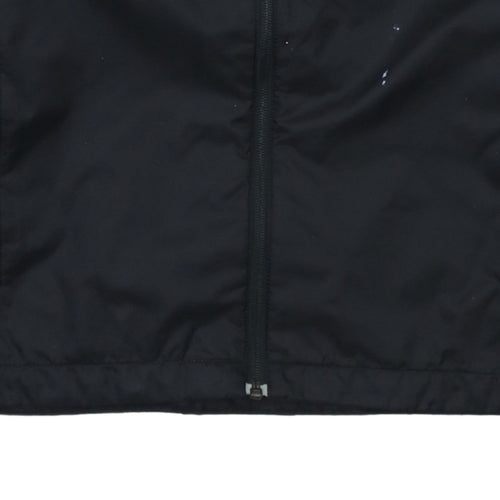 Puma Boys Black 12-13 Years Track Jacket Full Zip Sports Outerwear