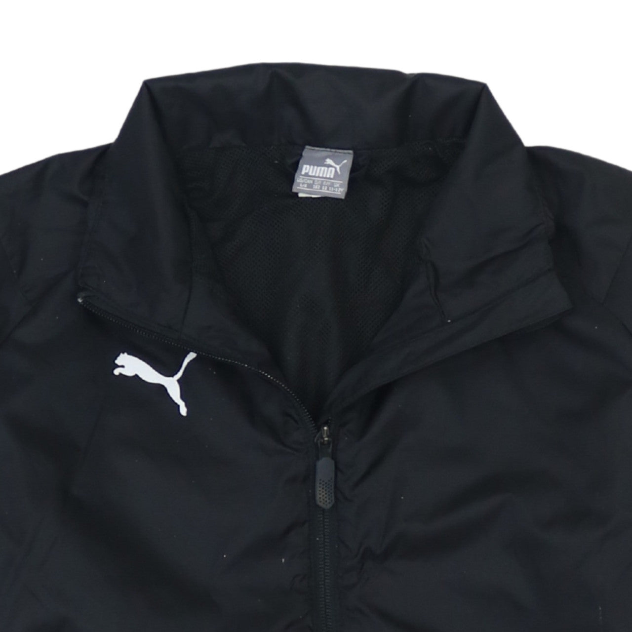 Puma Boys Black 12-13 Years Track Jacket Full Zip Sports Outerwear