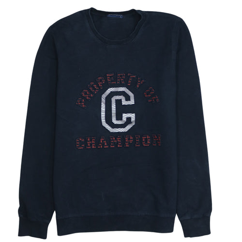 Champion Men’s Blue Crew Neck Pullover Sweatshirt L