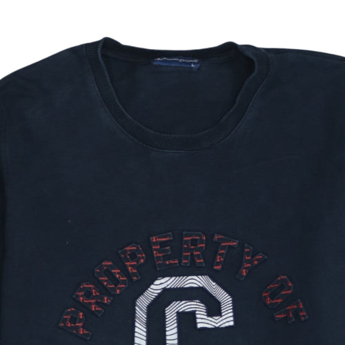 Champion Men’s Blue Crew Neck Pullover Sweatshirt L