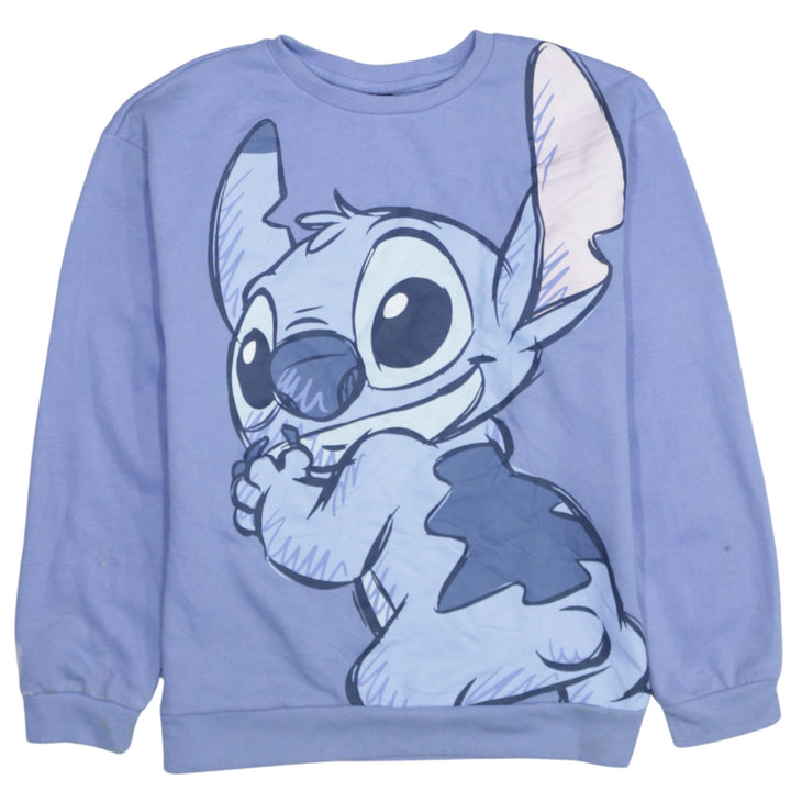 Disney at Primark Girls Blue Stitch Pullover Sweatshirt 12-13 Years