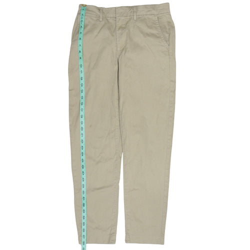 Levi's Premium Women's Beige Essential Chino Jeans Size 27 Regular Fit
