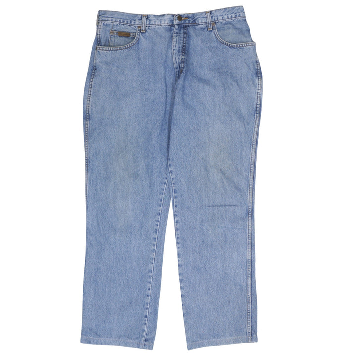 Wrangler Men's Blue Texas Regular Fit Straight Leg Jeans 38x34