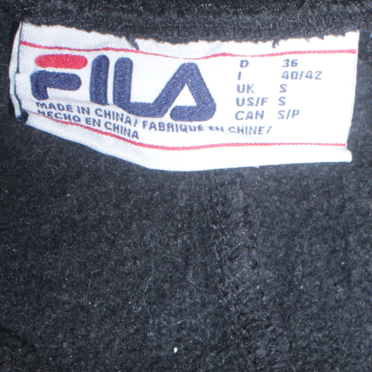 FILA Womens Black Jogger Sweatpants Size S Elastic Waist Activewear