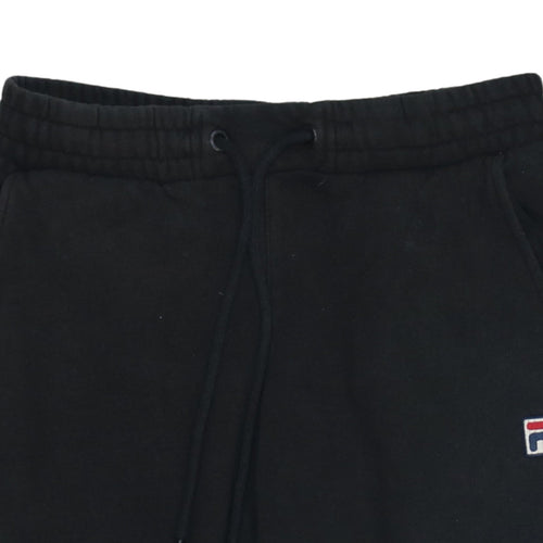 FILA Womens Black Jogger Sweatpants Size S Elastic Waist Activewear