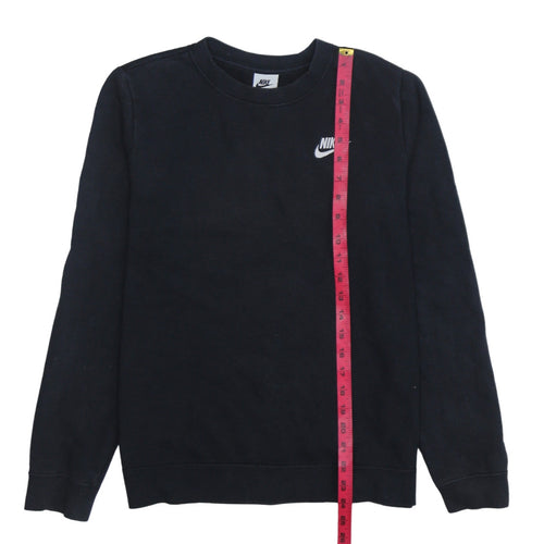 Nike Men's Black Crew Neck Logo Sweatshirt Size S