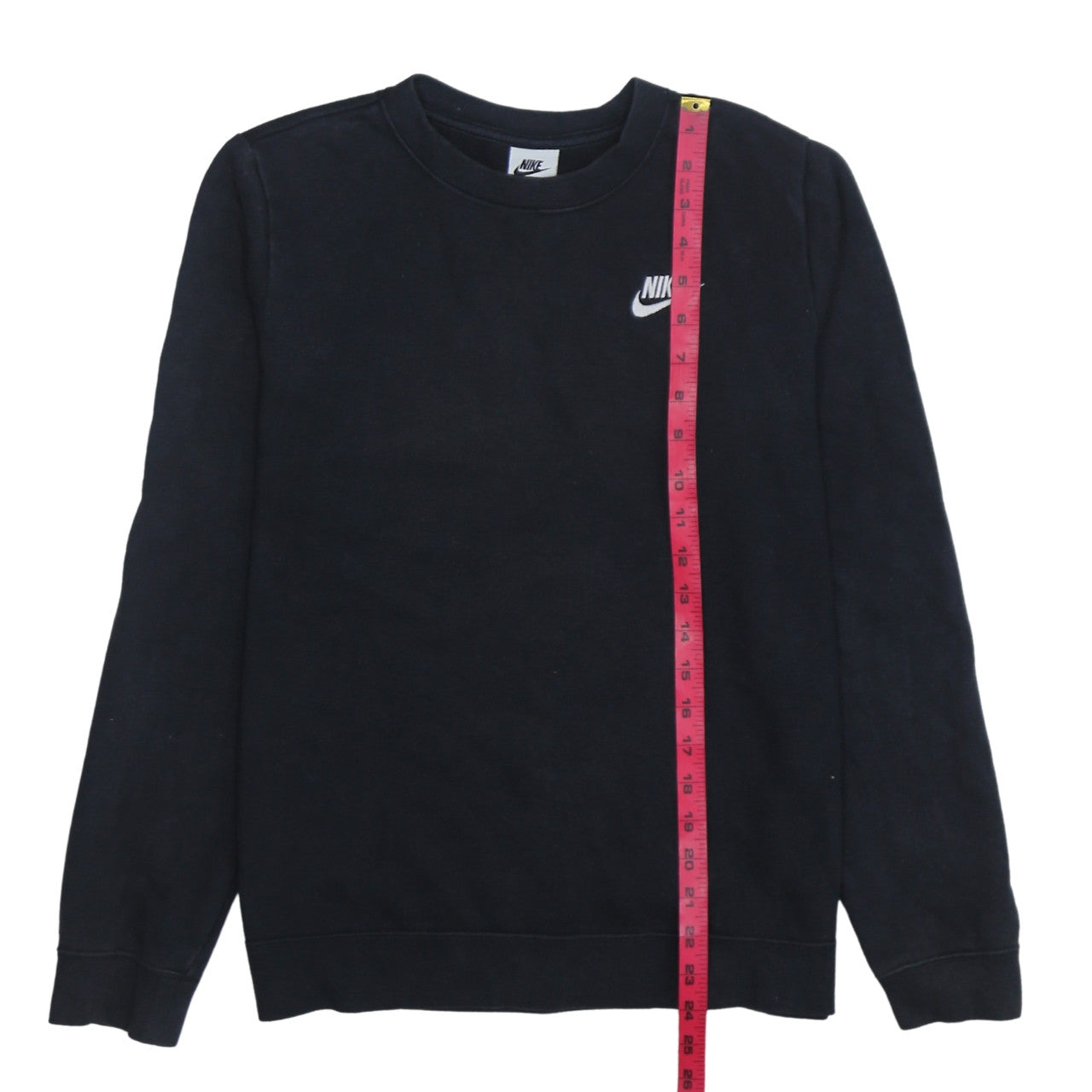 Nike Men's Black Crew Neck Logo Sweatshirt Size S